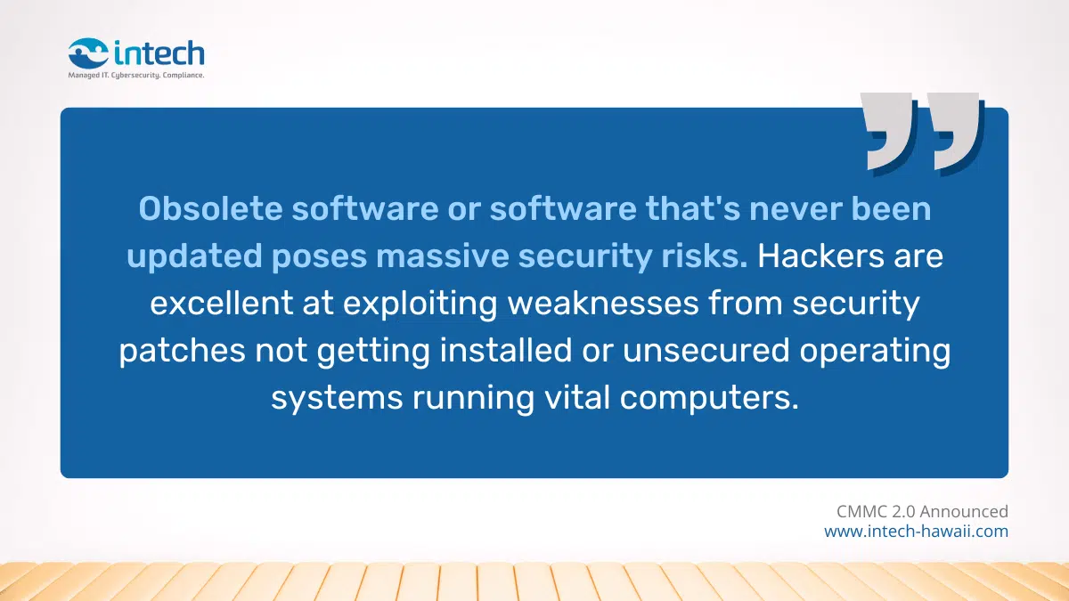 Obsolete software poses massive security risks