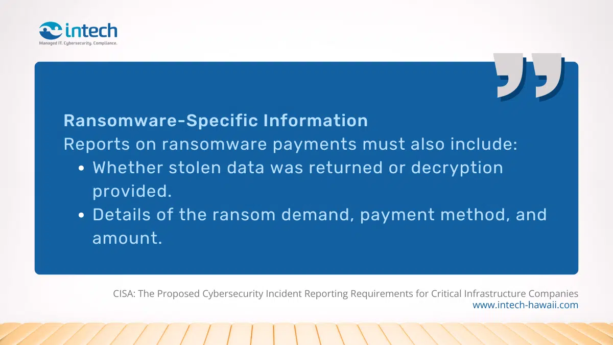 What are the Reporting Requirements