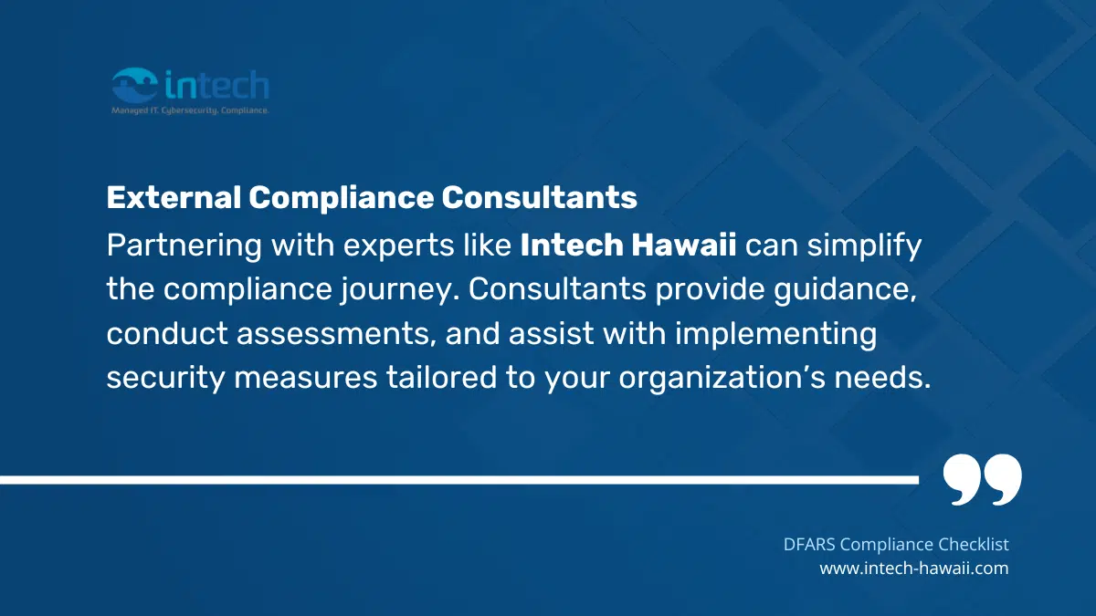 External Compliance Consultants